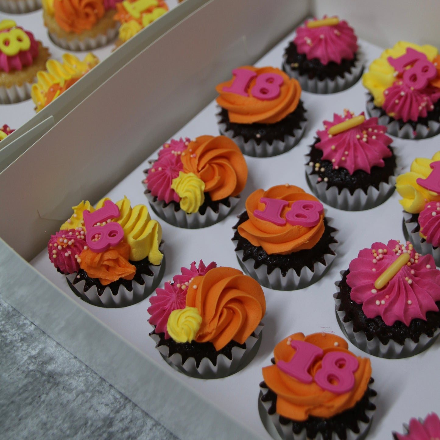 Mini Age Icon Cupcakes