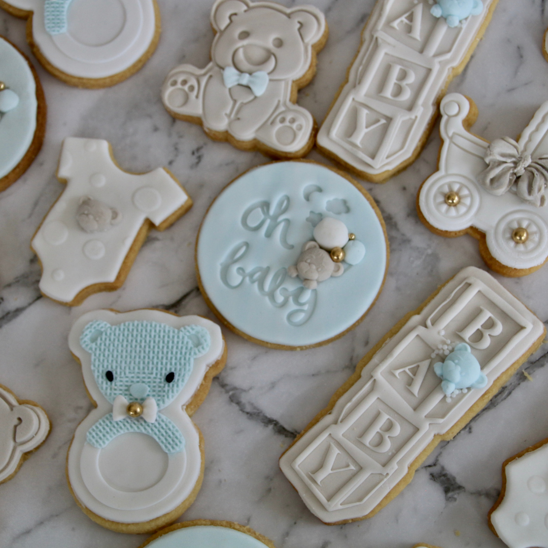 Bear themed Baby Cookies