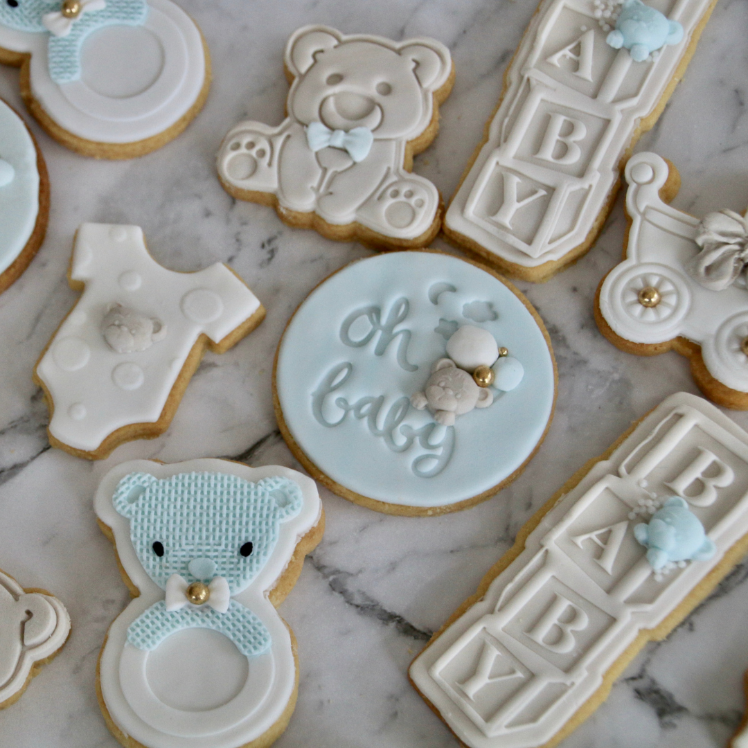 Bear themed Baby Cookies