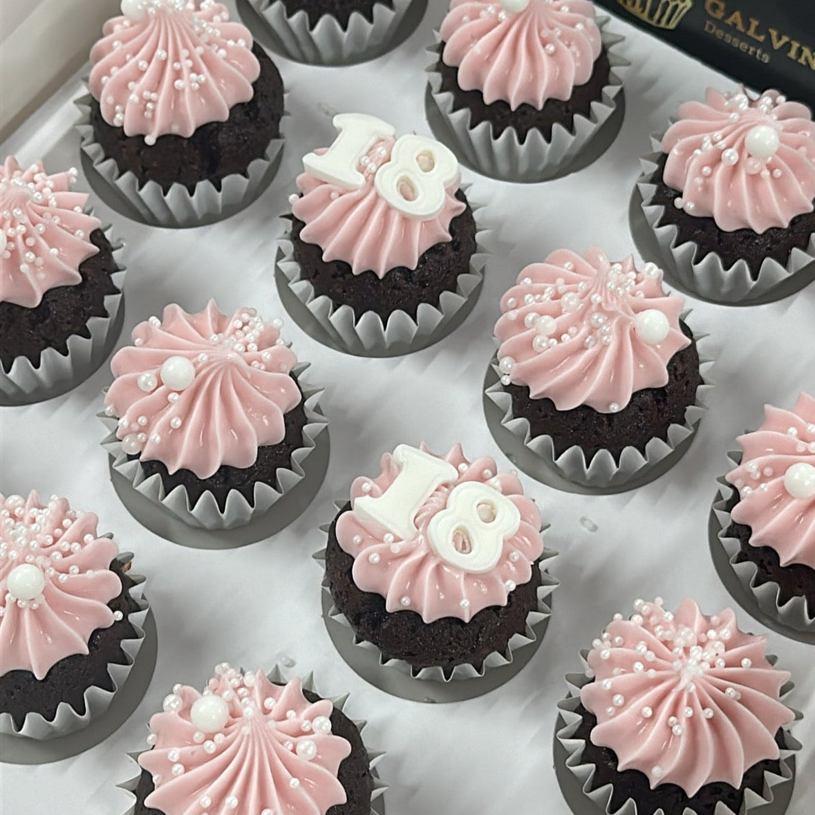 Mini Age Icon Cupcakes