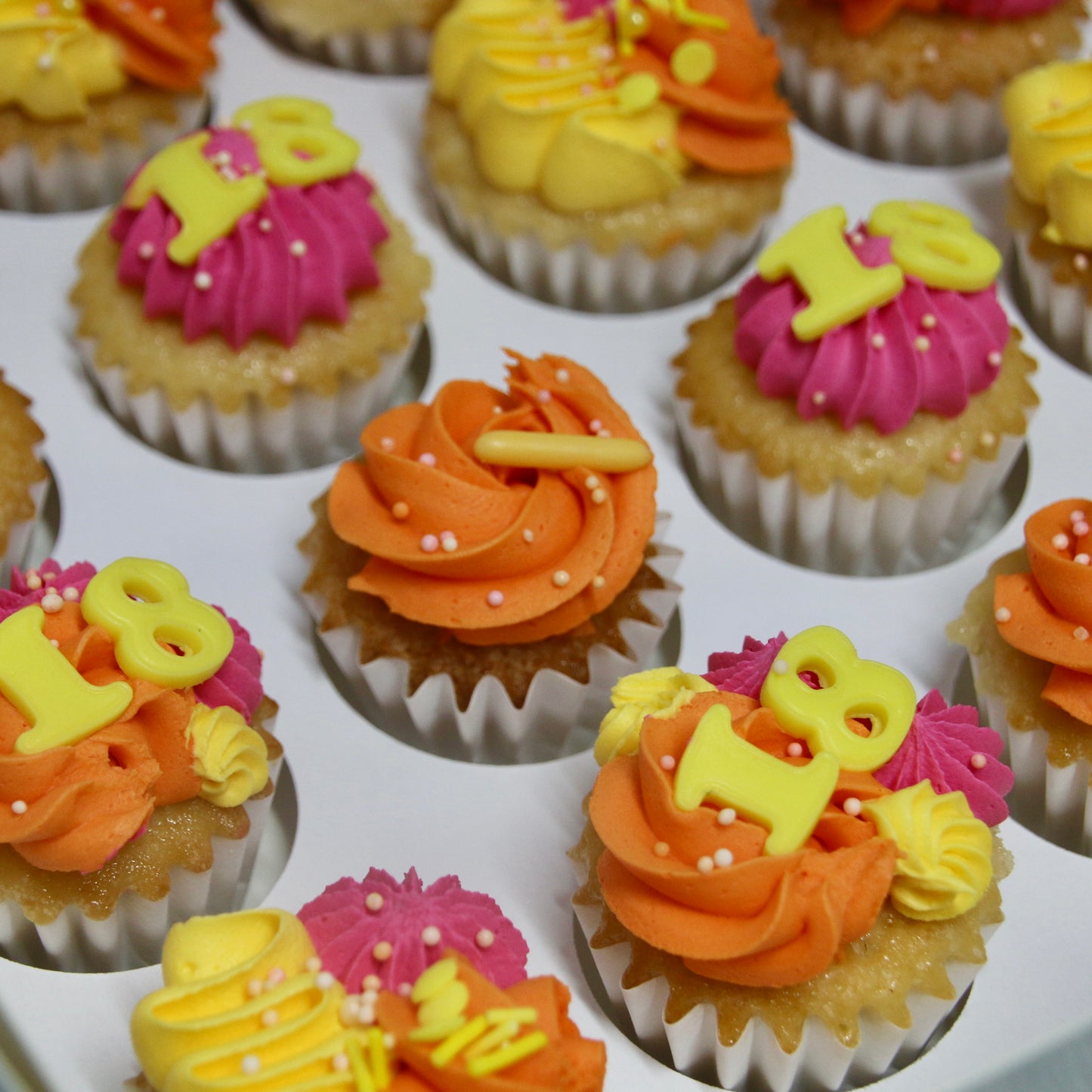 Mini Age Icon Cupcakes