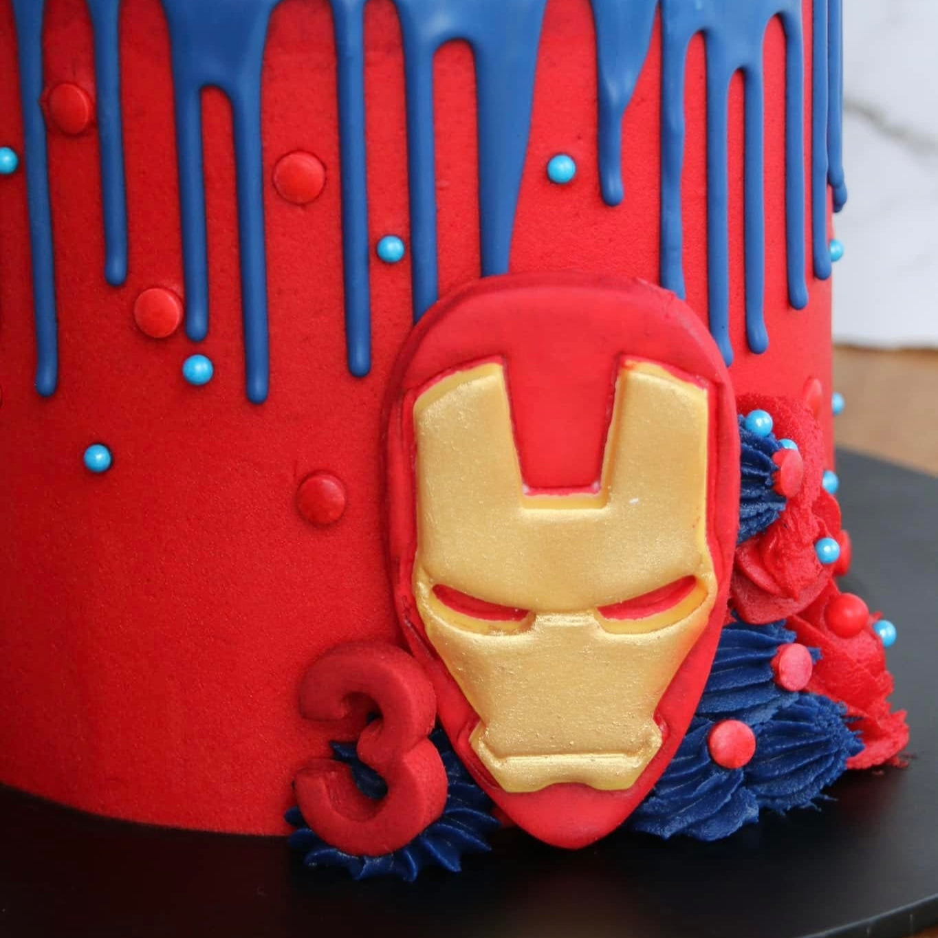 Loaded Candy Marvel Superhero Cake