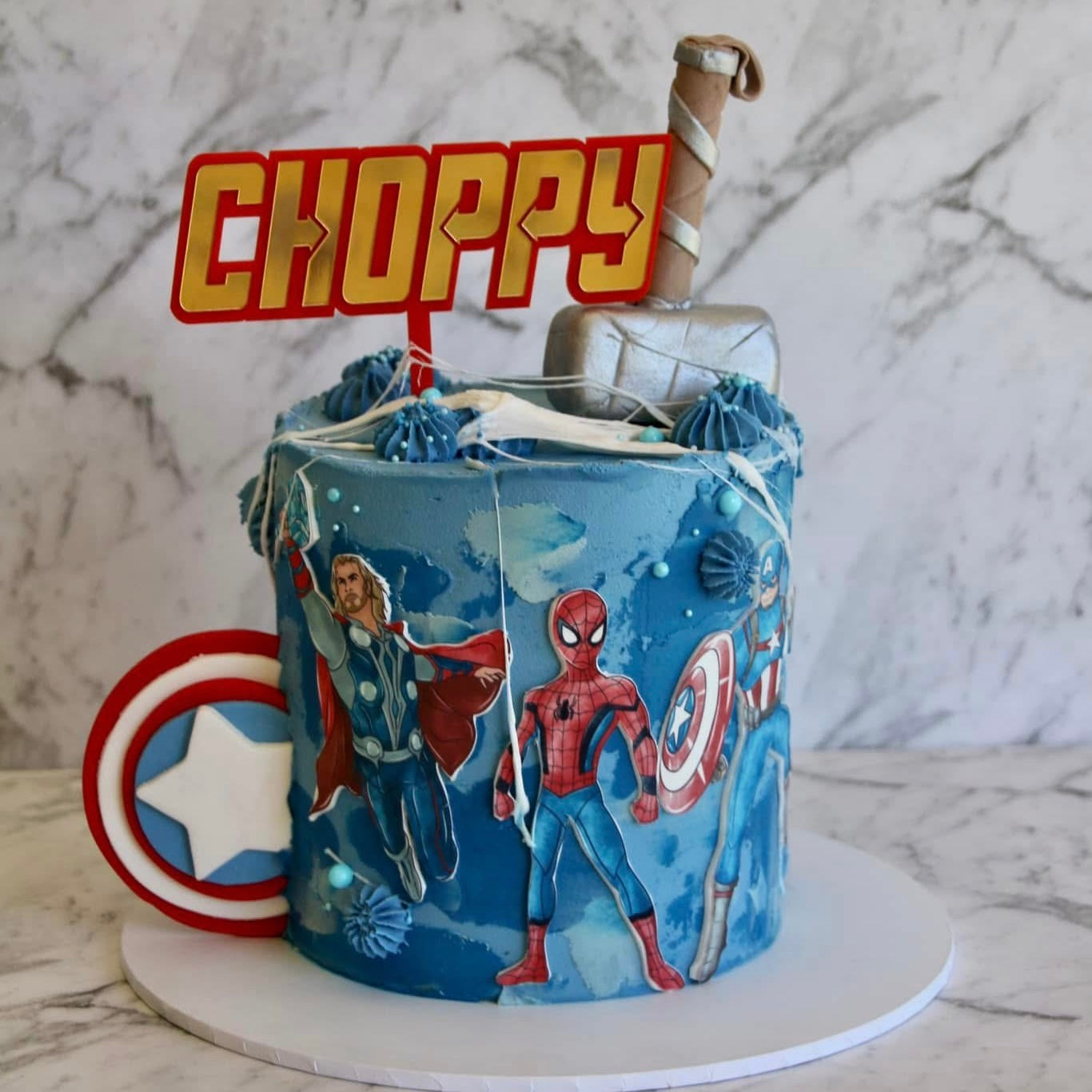 Superhero Cake