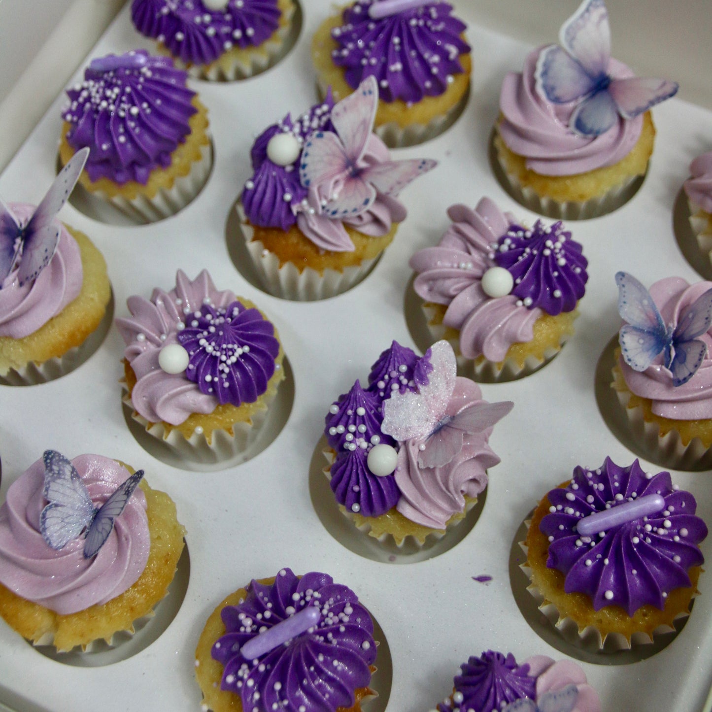 Mini Butterfly Cupcakes