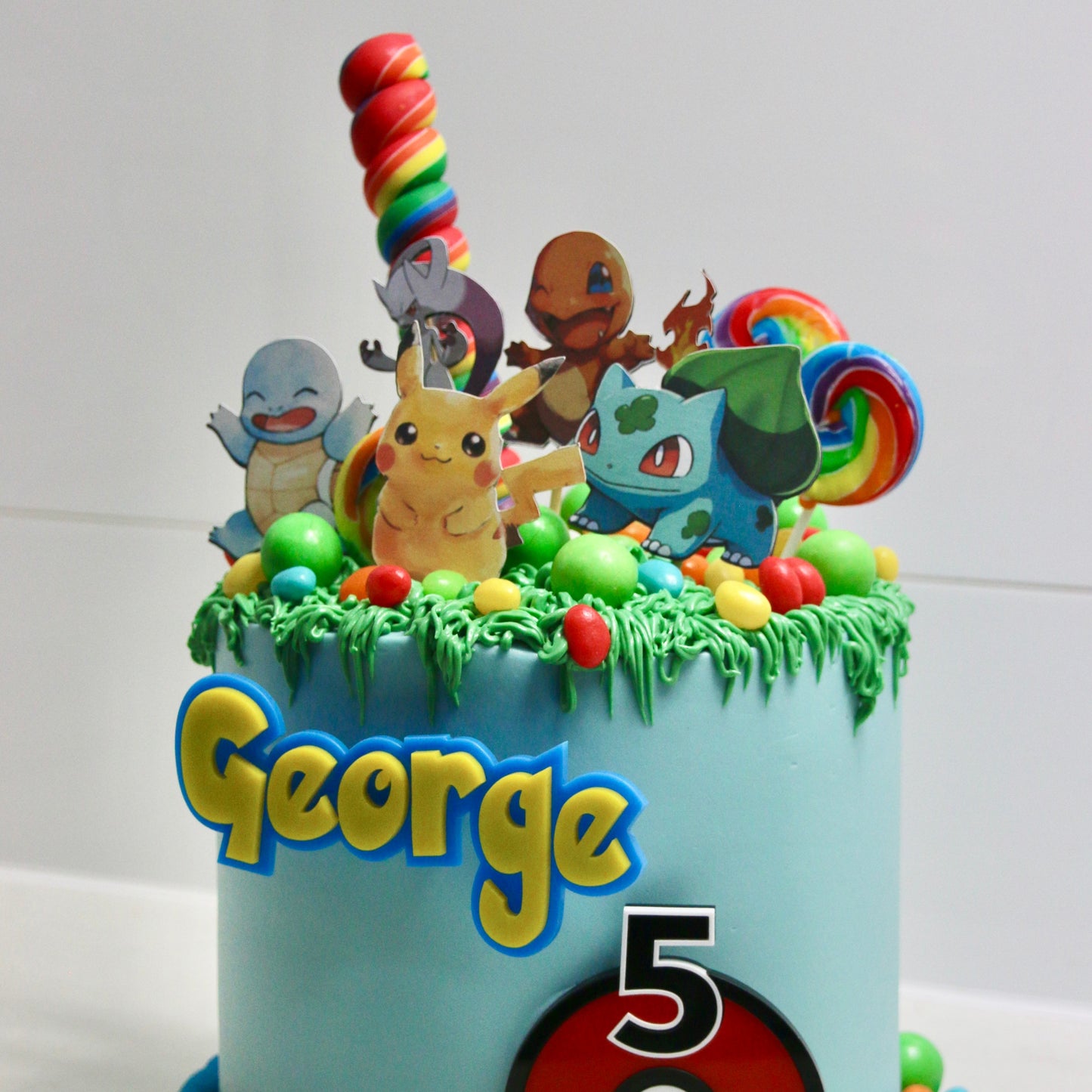 Loaded Candy Pokemon Cake