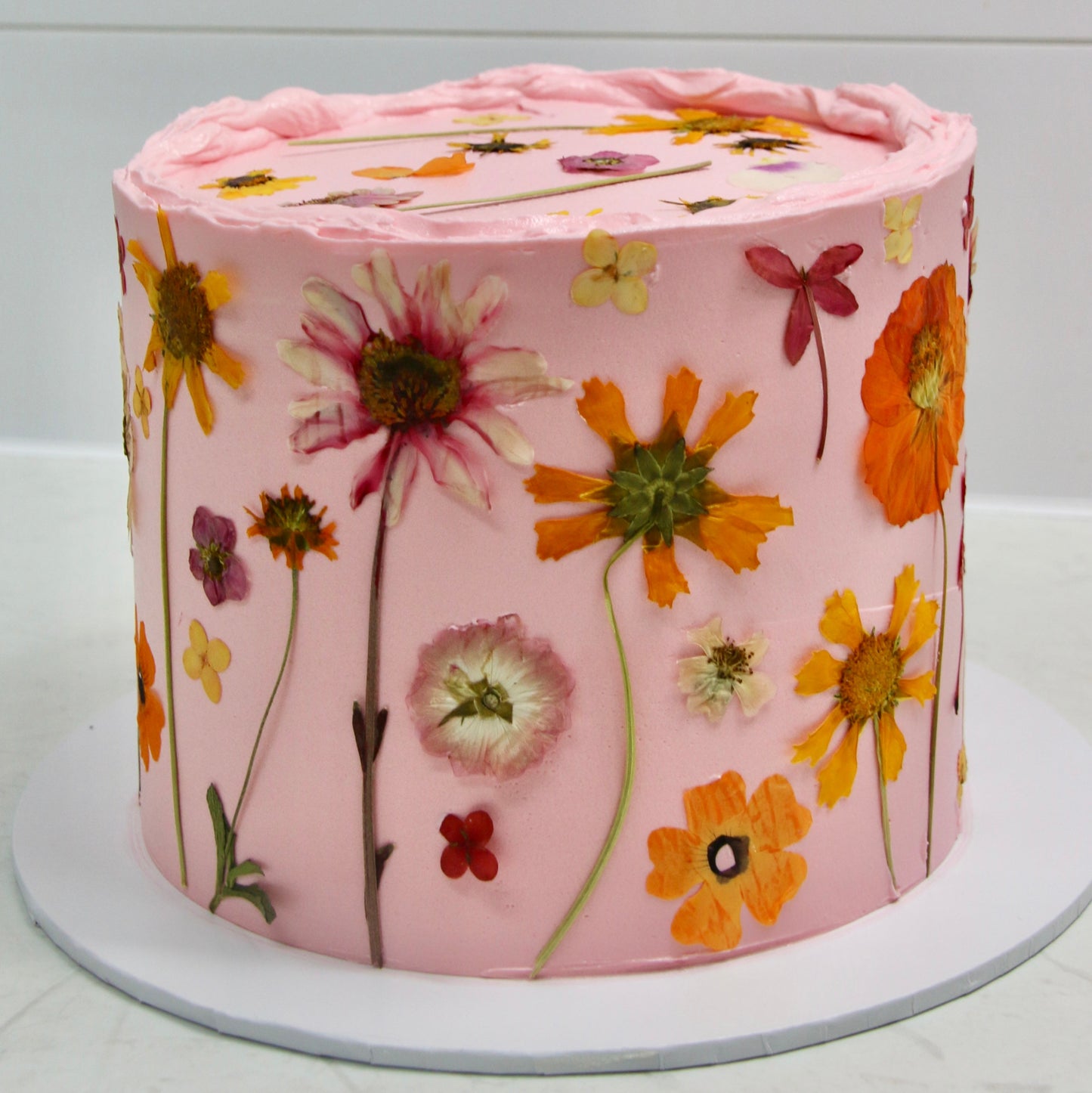 Pressed Flower cake