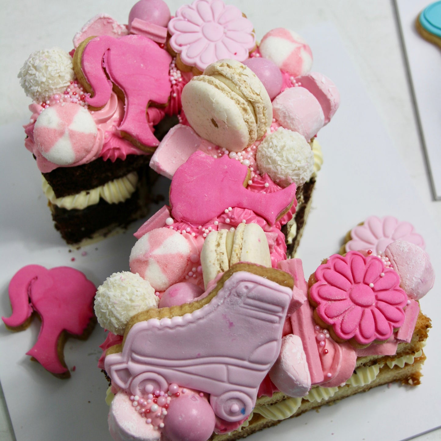 Barbie Number cake