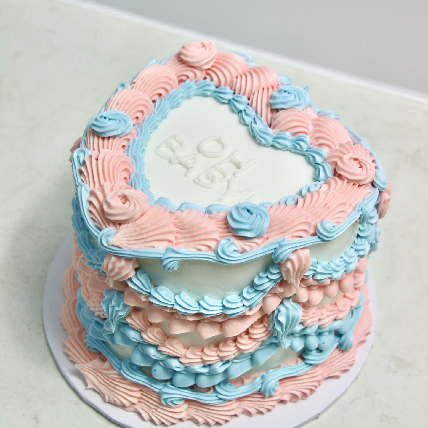 Gender Reveal Vintage Cakes