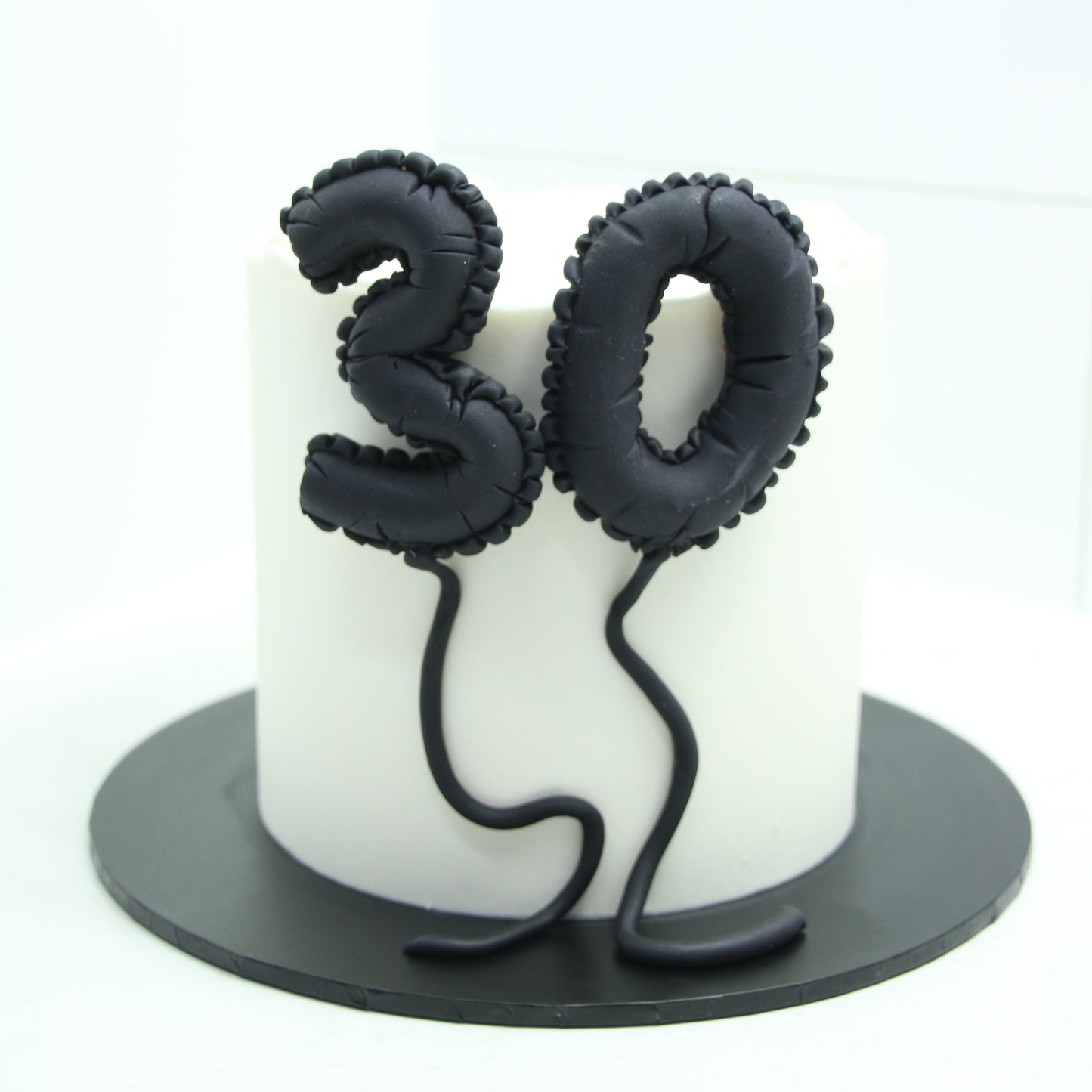 Balloon Number Cake