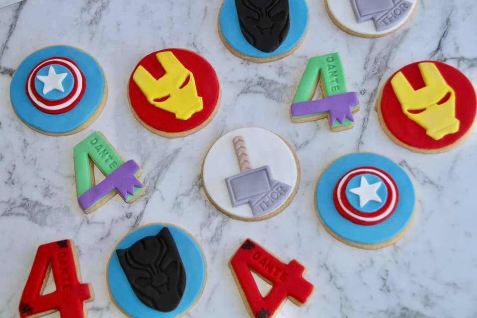 Marvel Superhero Cookies
