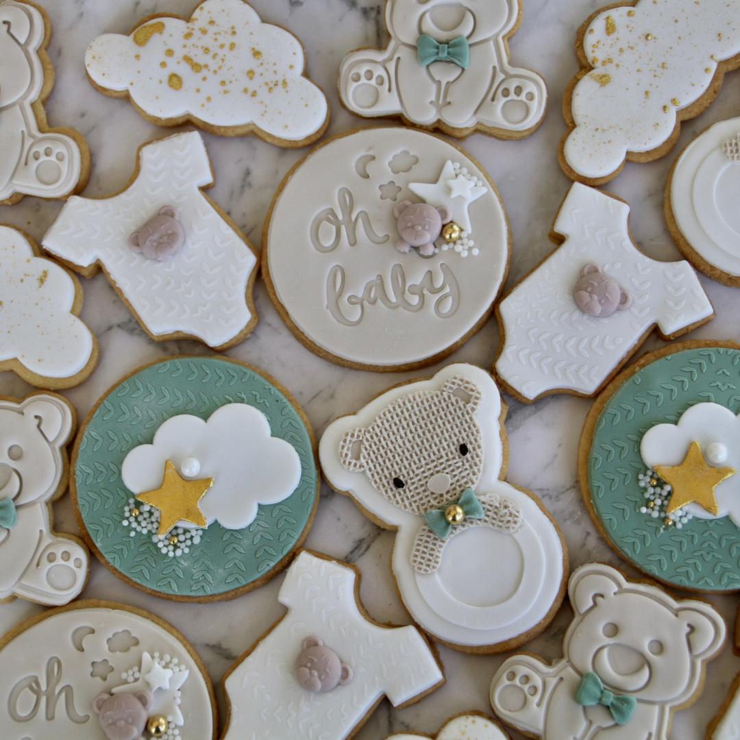 Bear themed Baby Cookies