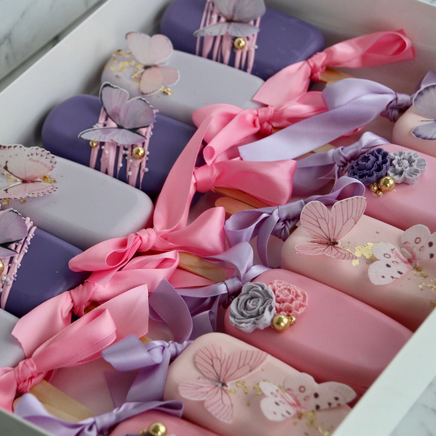 Butterfly themed Cakesicles Galvinchi Desserts