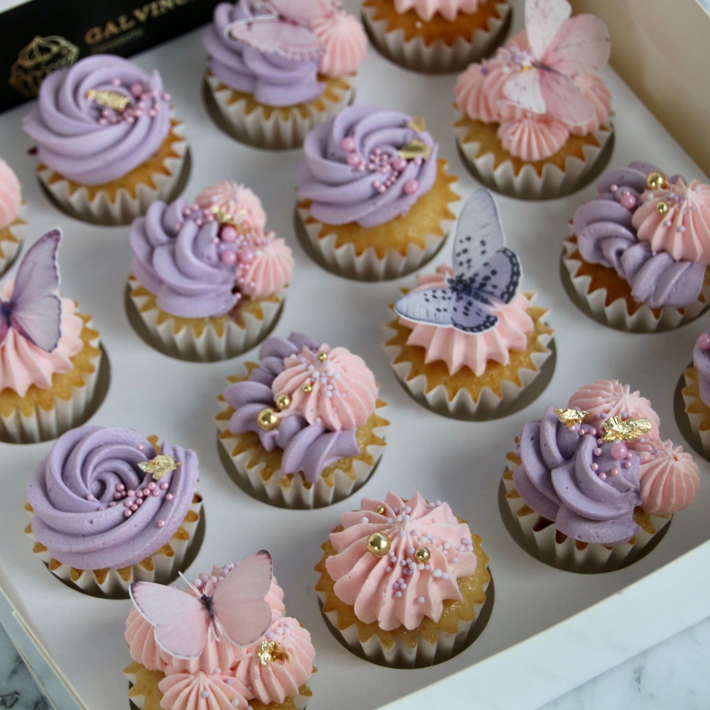 Galvinchi Desserts Mini Butterfly Cupcakes