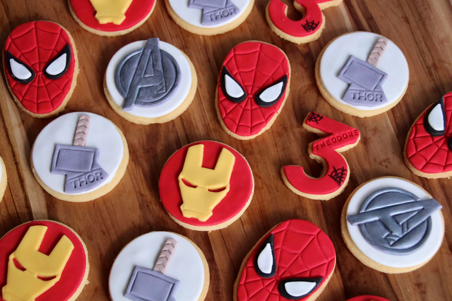 Marvel Superhero Cookies