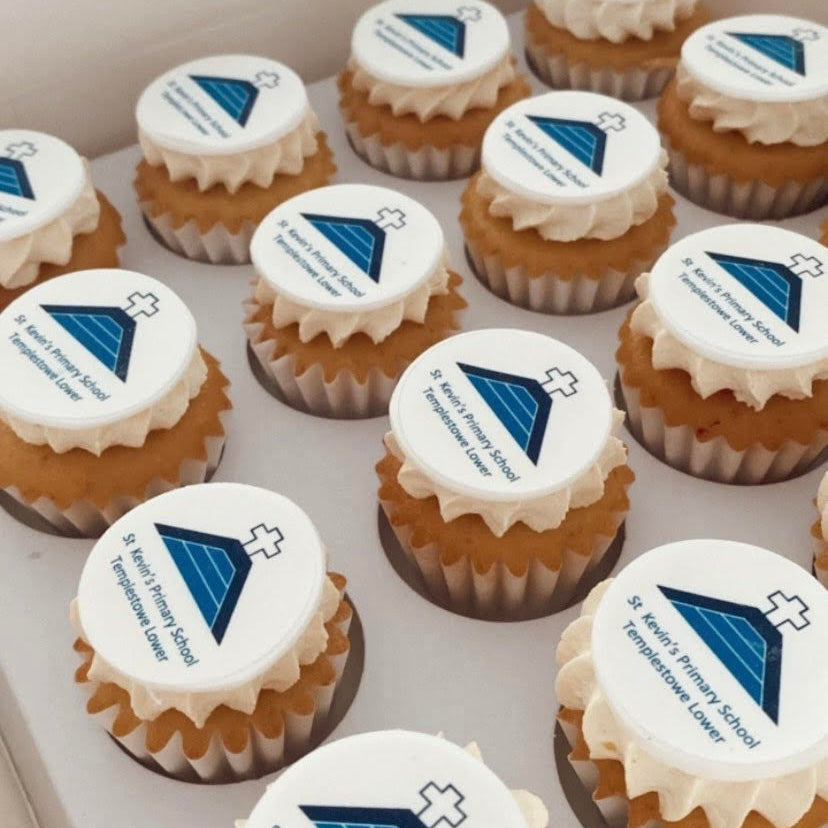 Mini Logo/Edible Image Cupcakes