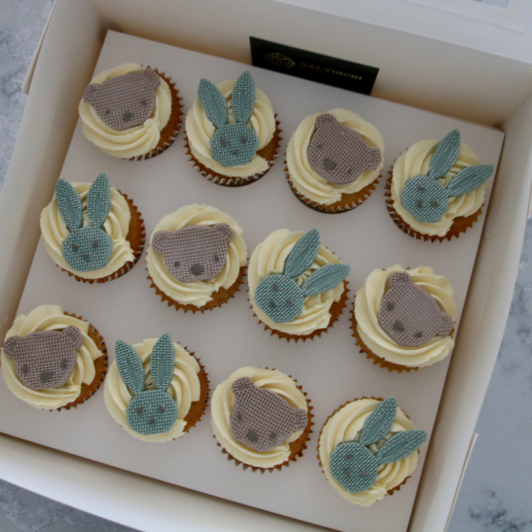 Bunny & Bear Cupcakes
