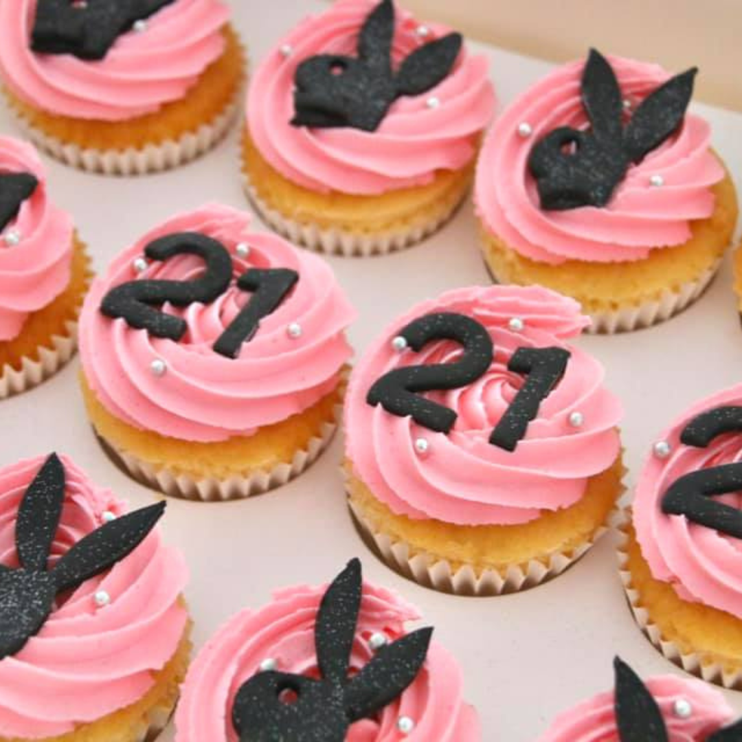 Playboy Bunny Cupcakes