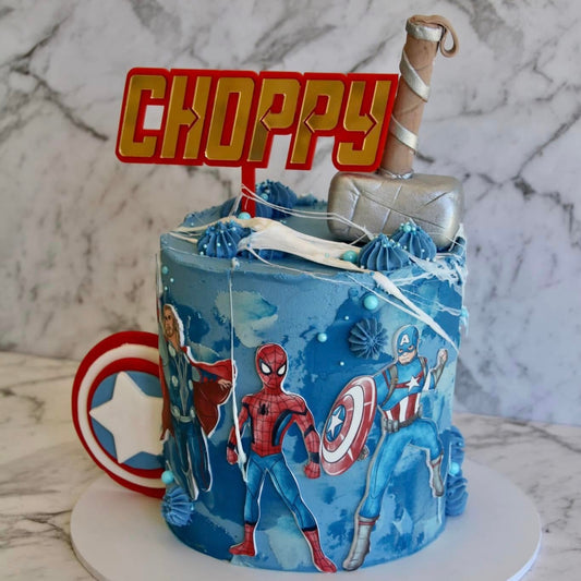 Superhero Cake