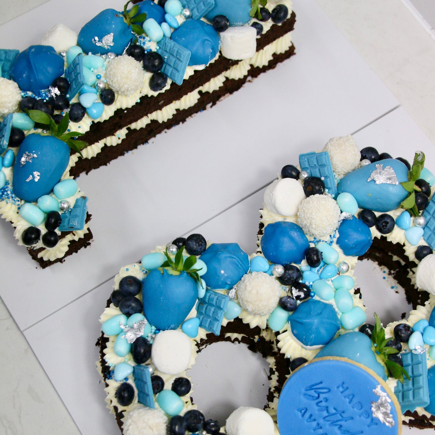 Monochrome Number Cake