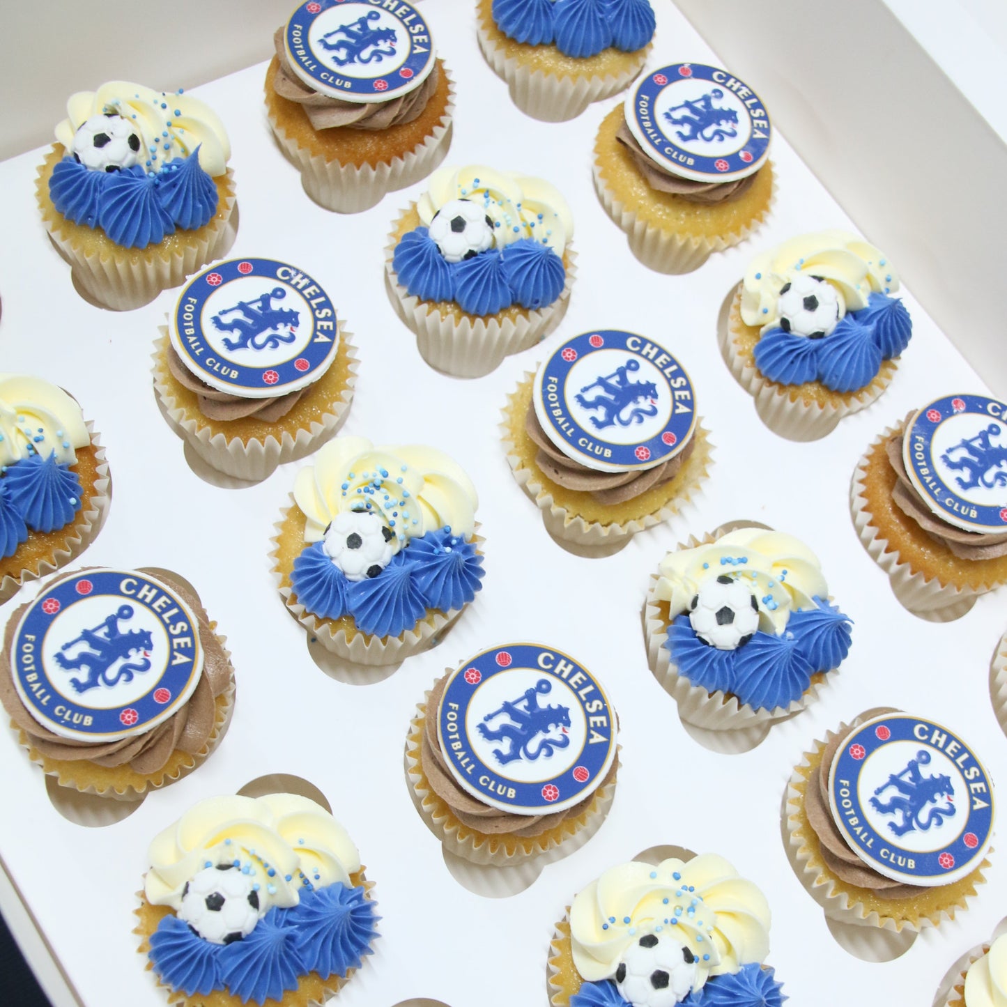 Sports themed Edible Image Cupcakes