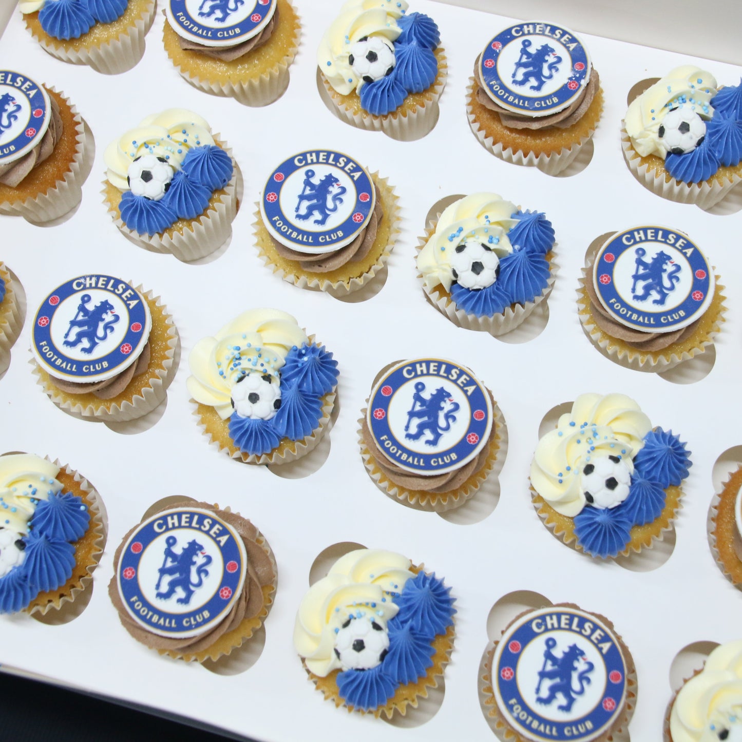 Sports themed Edible Image Cupcakes