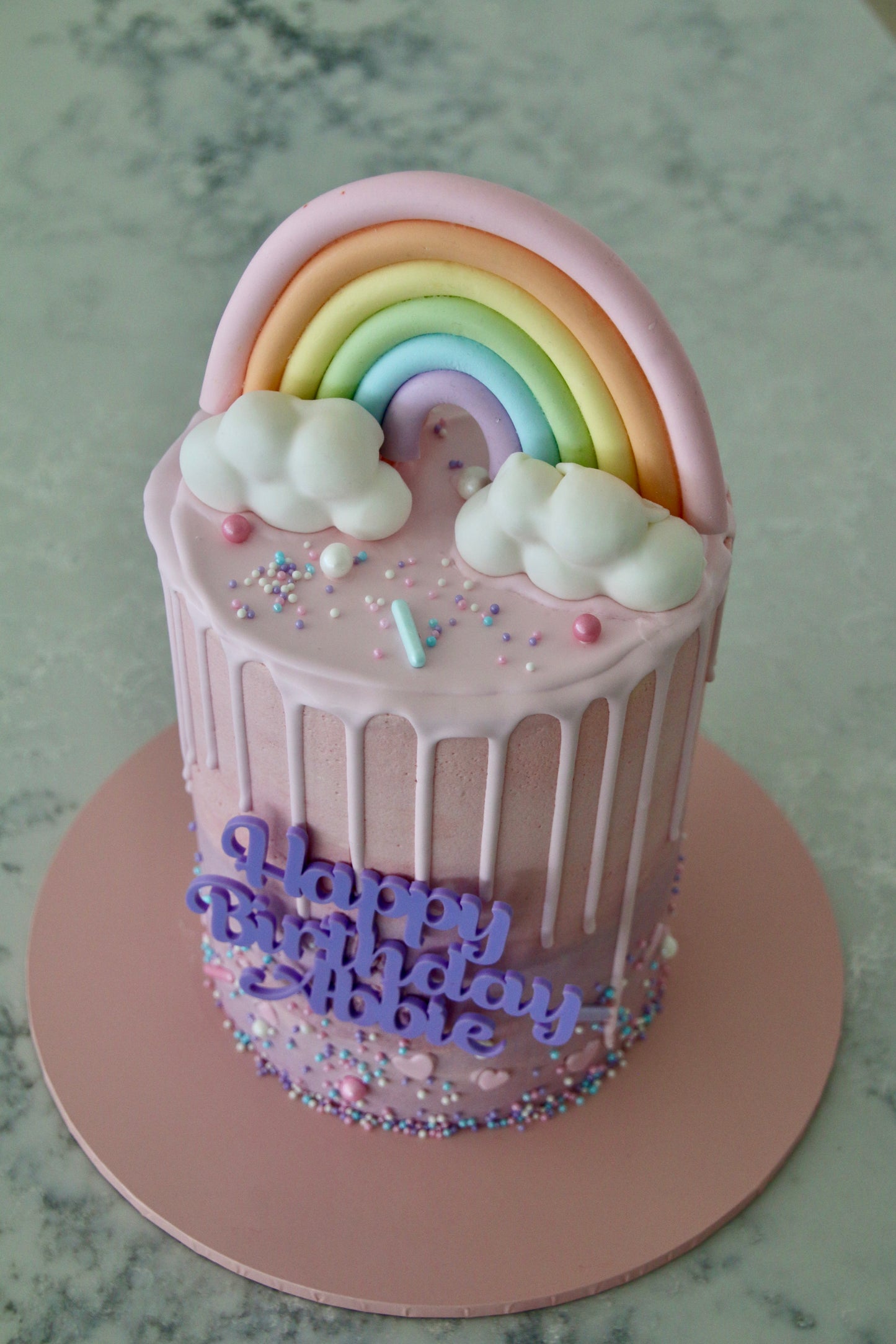 Rainbow Drip Cake Galvinchi Desserts